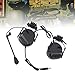 HERCHR Tactical Headset, Tactical Headset Hunting & Shooting Earmuffs Ear Hearing Protection Headphones Sound Amplification for Walkie-Talkie(Black)