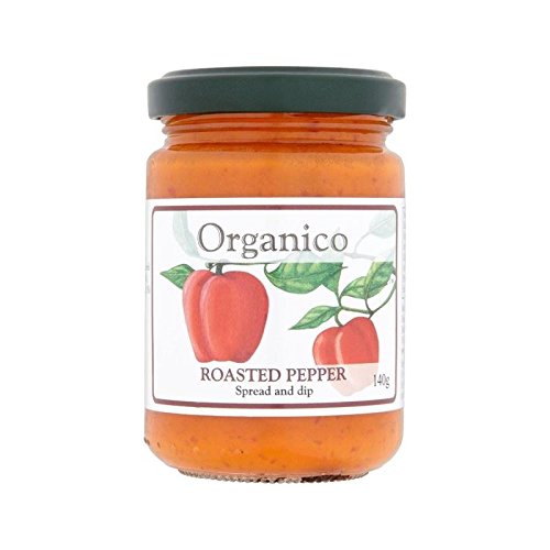 Organico Roasted Pepper Spread & Dip 140g - Pack of 2