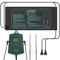 Luxbird – Luxbird Heizmatten Pflanzen und Thermostat, 2 Stück 21W wass