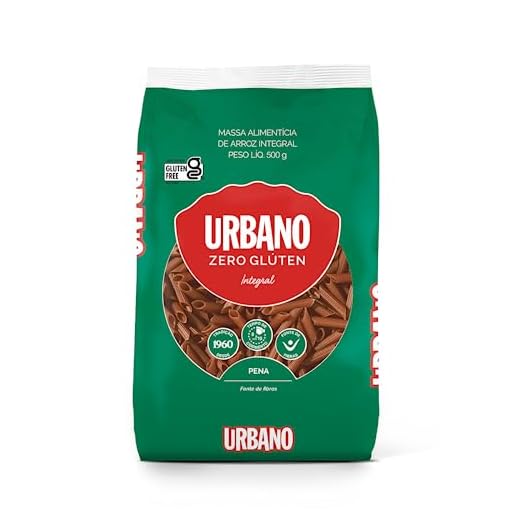 Urbano, Macarrão de Arroz Integral, Pena, Zero Glúten - 500 g
