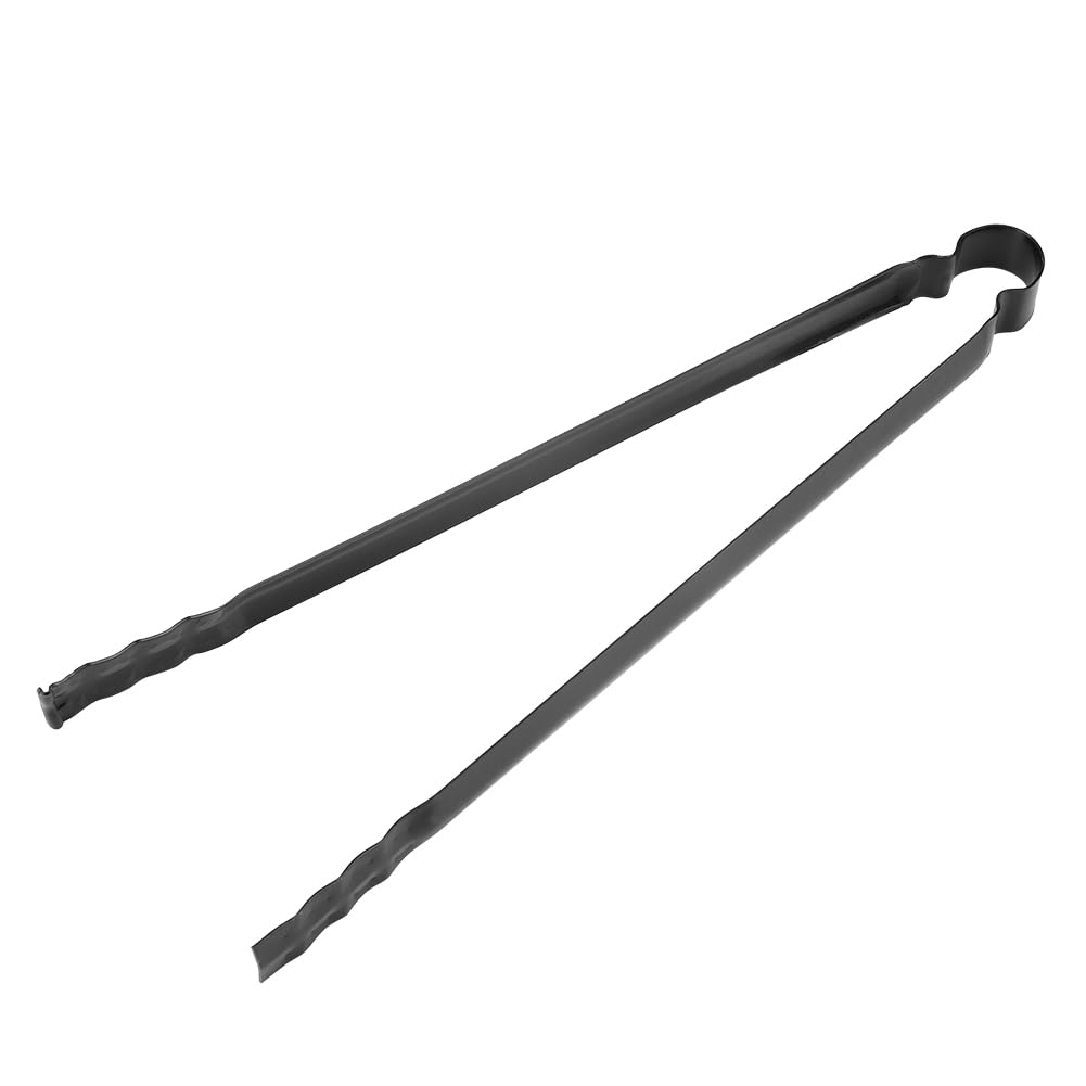 TOPINCN Pince à Charbon Multifonction en Métal avec Poignée Résistante à la Chaleur pour Cuisine, Barbecue, Pique-Nique
