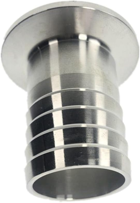 Pipe connector, Hose Barb Pipe Fitting Tri Clamp Type Ferrule Stainless Steel SUS SS 304(16MM)
