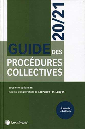 Télécharger Guide des procédures collectives 20/21 PDF Ebook En Ligne