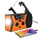 Produktbild UBEIYI Radio Kurbel Notfall Multifunktionales Radio, Wiederaufladbar 2000 mAh AM FM Notfallradio Kurbelradio LED Taschenlampe Handy Ladegerät, Outdoor SOS Survival Reisen Camping Wandern, Tragbar
