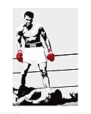 MUHAMMAD ALI 1art1 Poster Die Boxhandschuhe des Siegers Kunstdruck Bild 50x40 cm