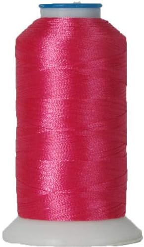 Threadart Polyester Machine Embroidery Thread By the Spool - No. 130 - Dark Pink - 1000M - 40wt - Hundreds of Color Options