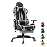 Soontrans Racer Style Gaming Chair with Footrest,Gamer Chair, Game Chair,Swivel Desk Chair with...
