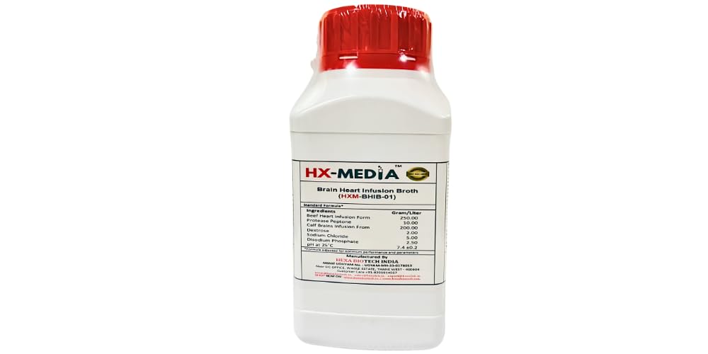 BRAIN HEART INFUSION BROTH (BHI BROTH) Culture Media for Microbiological Testing – Laboratory Grade | HX-MEDIA | 100G-image-21