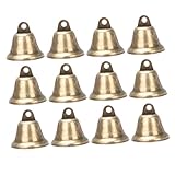 Cloches pour l'artisanat - [large application] cloches en cuivre pour le bricolage, les décorations de mariage, les décorations de noël, les décorations d'halloween, les décorations de thanksgiving, l'emballage de , la fabrication de carillons éoliens et plus . également idéal outil d'apprentissage de la propreté pour , gadget de prévention contre le cambriolage camping, à l'hôtel et à la maison.