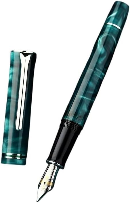 Green Mist Forest Fountain Pen Men High-end Business Office Student Exquisite Signing Pen For Gift