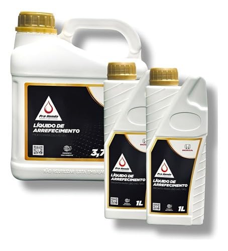 Líquido de Arrefecimento Honda - Kit 1 Galão 3785L + 2 Frascos 1L