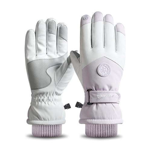 Adultos Luvas À Prova Dwaterproof Inverno Esqui Quente Tela Sensível Toque Manter Quente Esportes Ar