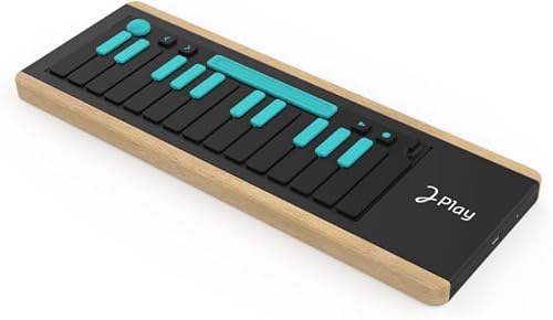 Miniatura 1 de J-Play Piano Water I Controlador MIDI. 25 teclas y zona de efectos. Aplicación musical dedicada incluida - Instrumento musical Plug & Play