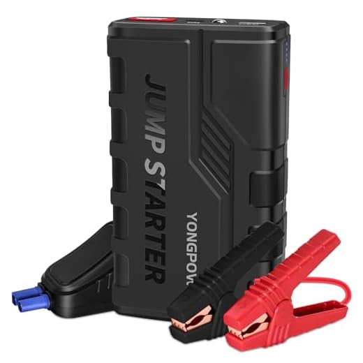 Arrancador de Baterias de Coche,1200A 12V Arrancador de Baterias de Coche Portátil para Motor 7.0L Gasolina o 5.5L Diesel con Pinzas bateria Coche, Puertos USB de Carga rápida, Linterna LED