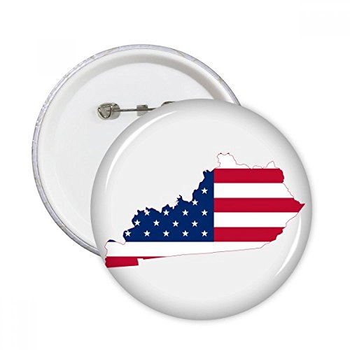 Broches USA Kentucky Stars and Stripes pour personnaliser votre veste en jean lors de vos festivals