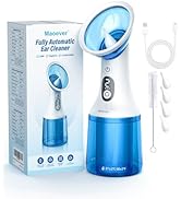 Electric Ear Wax Removal with One-Piece Waste Tank, Water Powered Ear Cleaner with 4 Pressure Mod...