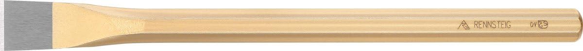 Rennsteig 350 400 09 Mason's Chisel Octagonal, Gold, 400 mm