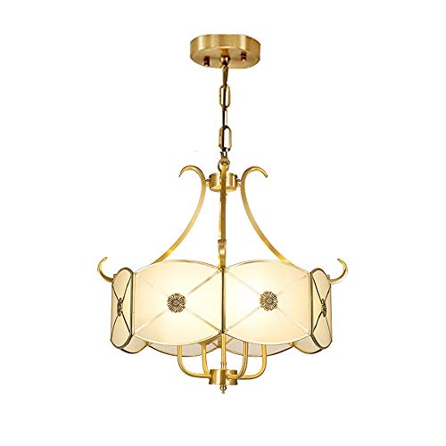 Lustre plafonnier en cuivre créatif pour illuminer vos dîners en salle à manger