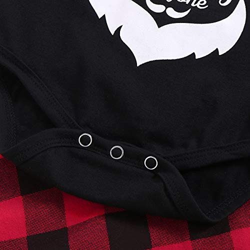 Borlai 3-24M Kerstoutfits Voor Babyjongens Romper Met Lange Mouwen Hoofdband 3 Stuks - Afbeelding 5