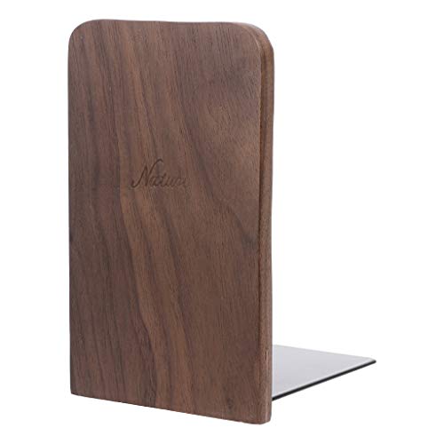 Yanhonin - Sujetalibros de madera de nogal (madera de nogal)