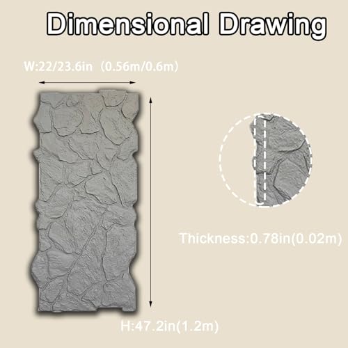 Paneles pared 3D imitación piedra ligeros para transformar muros aburridos con humedad 4