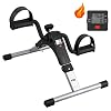 Folding Pedal Exerciser, Mini Under Desk Bike – Portable Foot Hand Cycle Peddler Machine Bicycle Exerciser for Arm Leg While Sitting