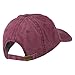 e4Hats.com Fishing Fly Embroidered Washed Cap - Maroon OSFM
