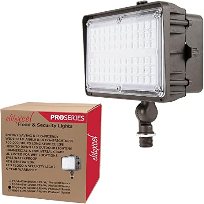 Gen4 Outdoor Lighting Commercial Flood Lights 60W 5000K Daylight