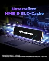 Acer Predator GM7 512GB M.2 NVMe SSD PCIe 4.0 - Lesegeschwindigkeit bis zu 7400 MB/s - Professionelle Interne Festplatte - Gaming Speicher Kompatibel mit PC, Laptop & PS5 – Ansicht 4