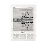 Sydney Schwarz-Weiß-Reflexionen, New South Wales, 