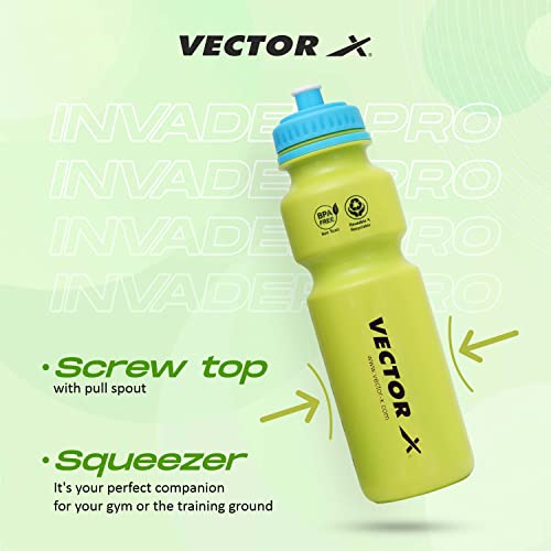 Image of Vector X Combo of Shaker and Sipper Protein Shaker /Sipper Bottle for Gym /Shaker for Body Builders /Gym Accessories Shaker - 600 ml, Sipper -750ML (Pack of 2) 1 Shaker and 1 Sipper