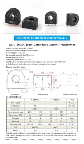 Transformateur de courant phase zéro DL-CT1010A : évitez les risques de fuite électrique