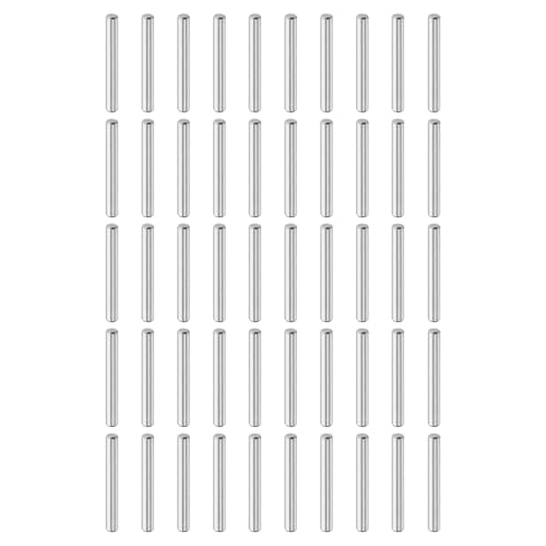 Clavijas cilíndricas de 5x40 mm: elementos de sujeción duraderos para muebles, 50 piezas