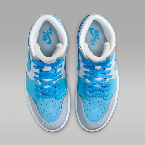Air Jordan 1 High Method of Make Women's Shoes (FB9891-404, Blue Tint/University Blue/Hydrogen Blue/Dark Powder Blue)4