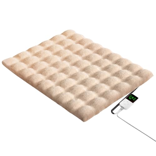 Almohadilla Térmica Canina - Alfombra Impermeable Con Calefacción Y Temporizador,Manta Eléctrica Calefactora Para Perros Para Dormir - para Gatitos Cachorros Interior Dormitorio Sala de Estar Hogar In