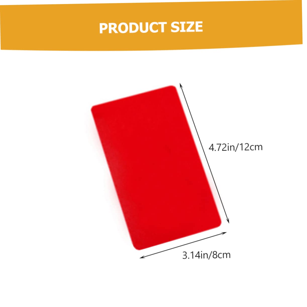 GALPADA Standard Soccer Cards Red Yellow Card Set Easy Bend Referee Accessories Football Match Essential Gear