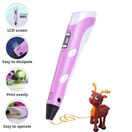 Xilibod 3D Printing Pen - 1.75mm ABS and PLA Compatible 3D Printing Pen