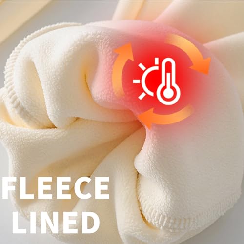 Ainangua Fleece Lined Sweatpants Women High Waisted Baggy Pants Warm Athletic Cargo Joggers with Pockets2