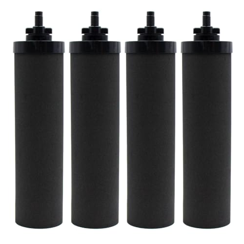 Larayci Water Filter Replacement for BB9-2® Black Activated Carbon Filters, 4 Pack