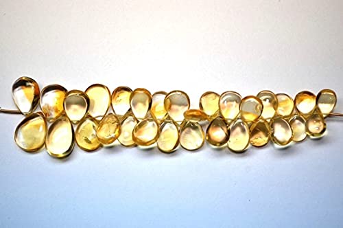 Citrine naturelle véritable sans imperfections pour réparer et concevoir des bijoux fins