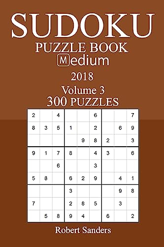 300 Medium Sudoku Puzzle Book - 2018