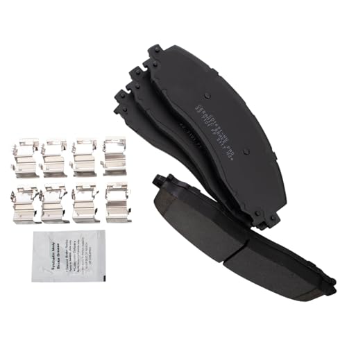 Image of TRQ Brake Pad & Rotor Kit Ceramic Compatible with 2017-2019 Ford F-350 Super Duty