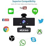 NexiGo N60 1080P Web Camera, HD Webcam with Microphone & Privacy Cover, USB Computer Camera, 110-degree Wide Angle, Plug and Play, for Zoom/Skype/Teams/OBS, Conferencing and Video Calling (Renewed) - Image 5