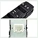 Driver Side Power Window Switch Compatible with Dodge Ram Charger Magnum Caliber Avenger Dokota Chrysler Mitsubishi Raider Compass Patriot #4602780AB, 4602780AA