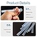Purzen Translucent Silicone Tubing Hose Heavy Duty High Temperature Resistant Clear Pipe for Industrial Air Water and Fluid Transport,9mm*16mm(1m)