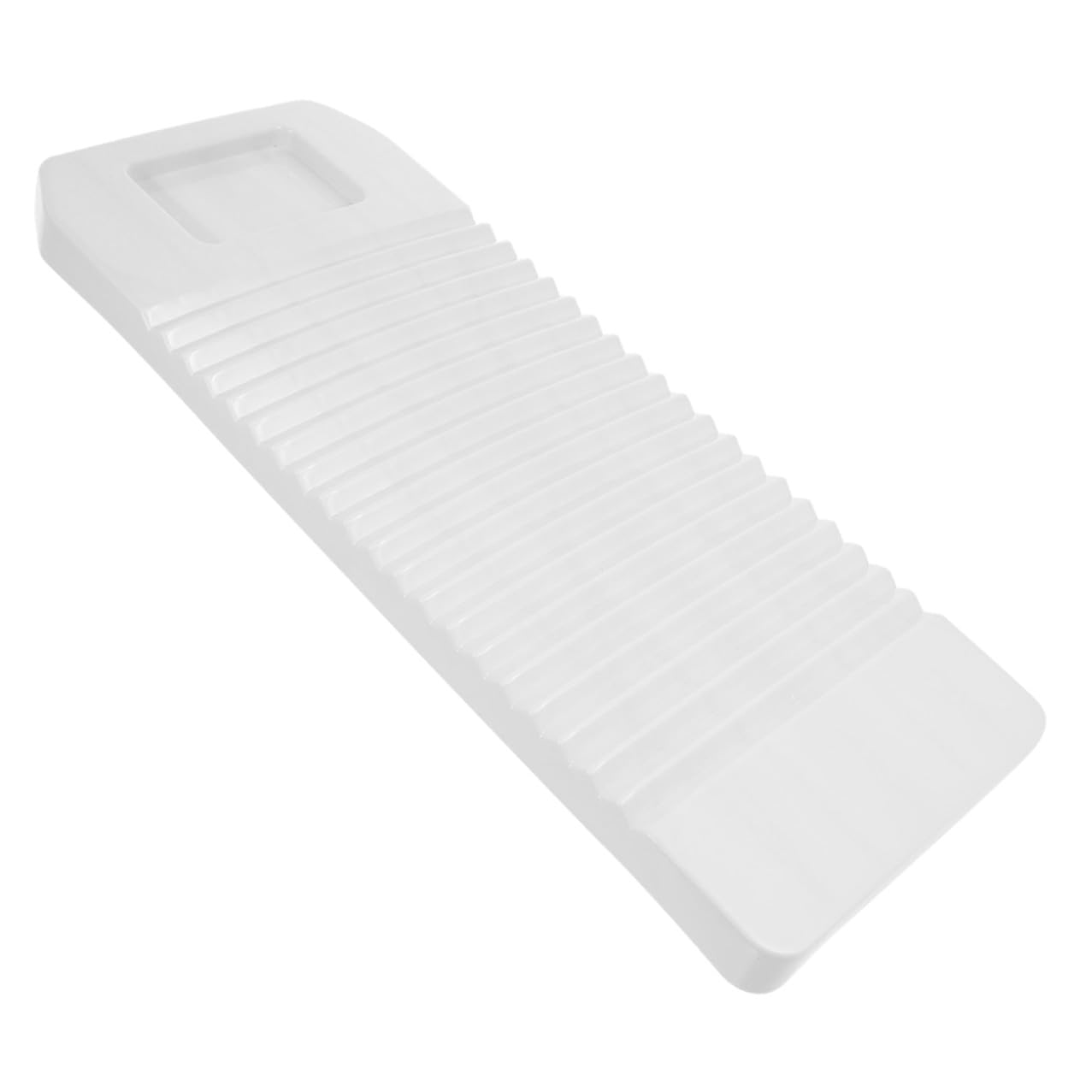 Tabla de Lavar sin Dañar la Ropa para Ropa de Plástico Abs Blanco, Resistente y Gruesa, Adecuada para Lavado Manual en Viajes y Camping