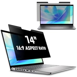 PYS Magnetisch Blickschutzfolie 14 Zoll Laptop