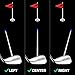 ONHAWKS Golf Alignment Rods - Club Alignment Sticks with Telescopic Magnetic Corrector Trainer Aid Tools Help Visualize and Align Your Golf Shots Club,Swing Aim Practice Accessories Golf Gifts