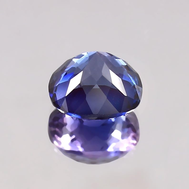 Pierre précieuse de Ceylan violette coussin 10x10mm de qualité supérieure facettée
