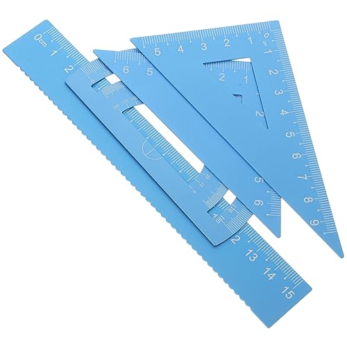HOMSFOU 1 セット 数学 分度器 定規 学校用 幾何学 角度 定規 教室 用品 オフ